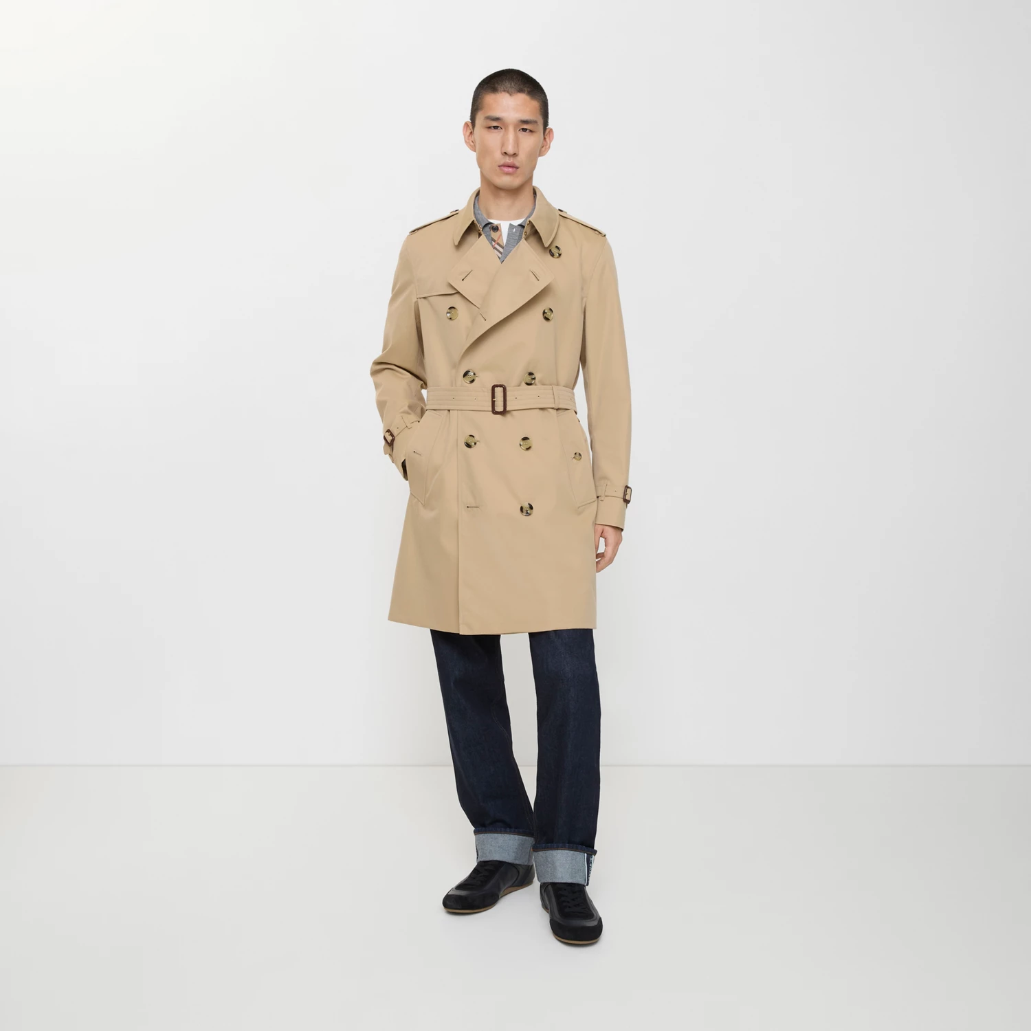 Trench Héritage mi-long Kensington — vue 2